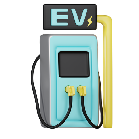 Ev Charger  3D Icon