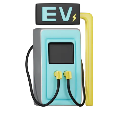 Ev Charger  3D Icon