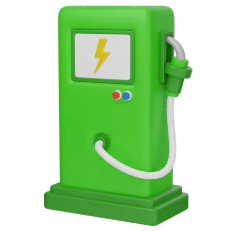 Ev Charging Station  3D Icon