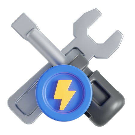 Reparo ev  3D Icon