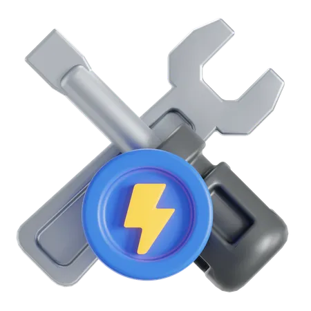 Reparo ev  3D Icon