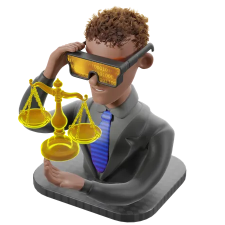 Evaluating Artificial Intelligence From A Human Rights Perspective  3D Icon