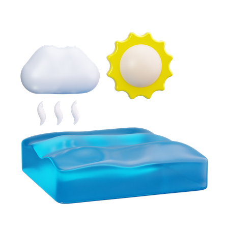 Évaporation  3D Icon