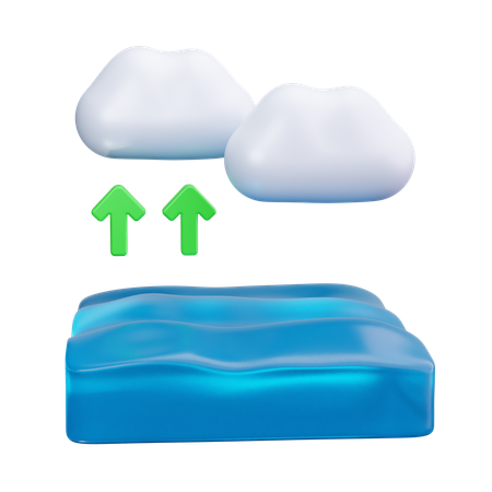 Évaporation  3D Icon