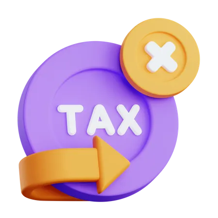 Evasión de impuestos  3D Illustration