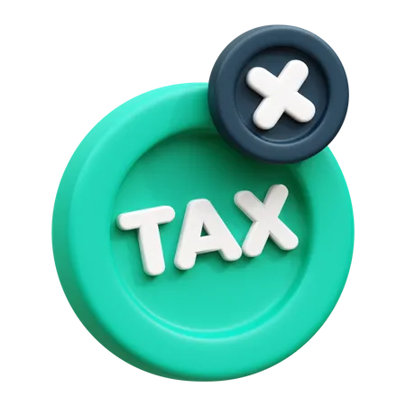 Evasión de impuestos  3D Icon