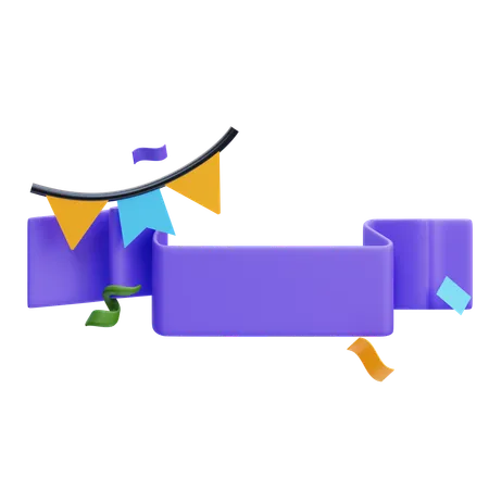 Bannière d'événement  3D Icon