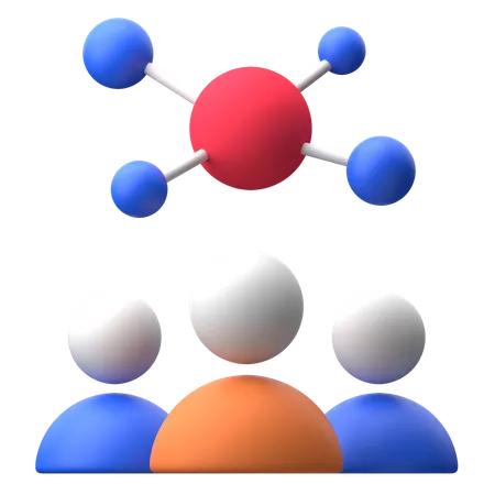 Événement de réseautage  3D Icon