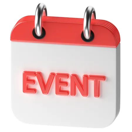 Event  3D Icon