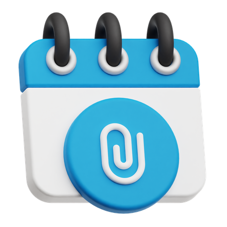 Event Attachment  3D Icon