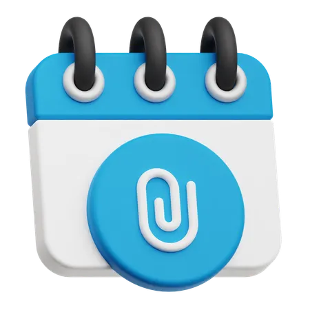 Event Attachment  3D Icon