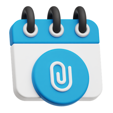 Event Attachment  3D Icon