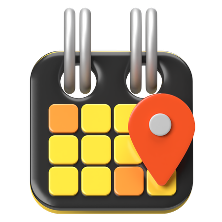 Event Location  3D Icon
