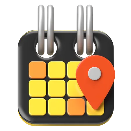 Event Location  3D Icon