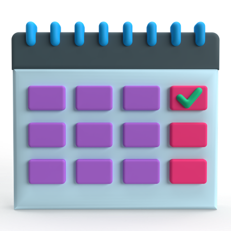 Event Plan  3D Icon