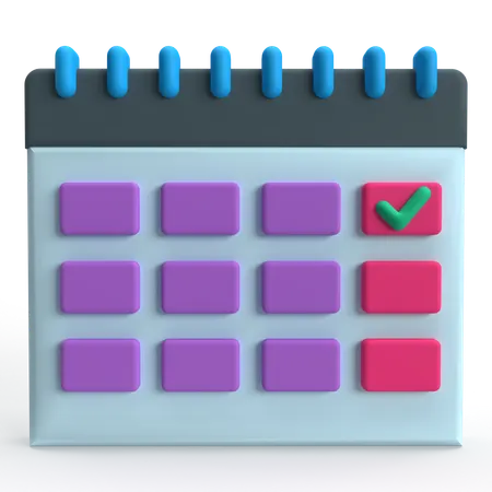 Event Plan  3D Icon