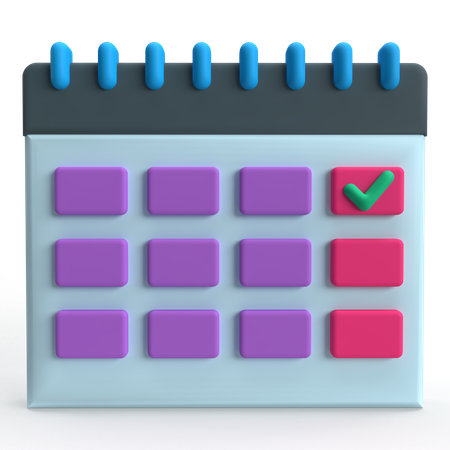 Event Plan  3D Icon