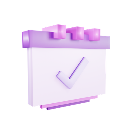 Event Schedule  3D Icon
