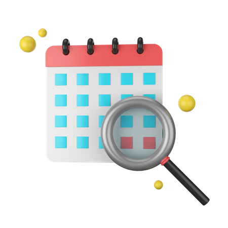 Event Search  3D Icon