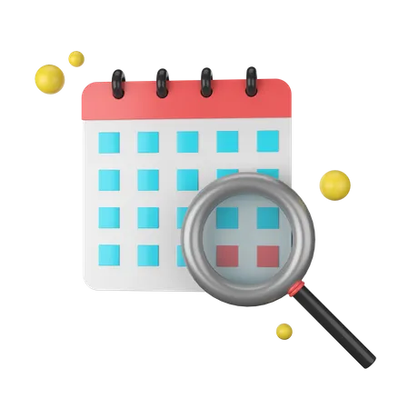 Event Search  3D Icon