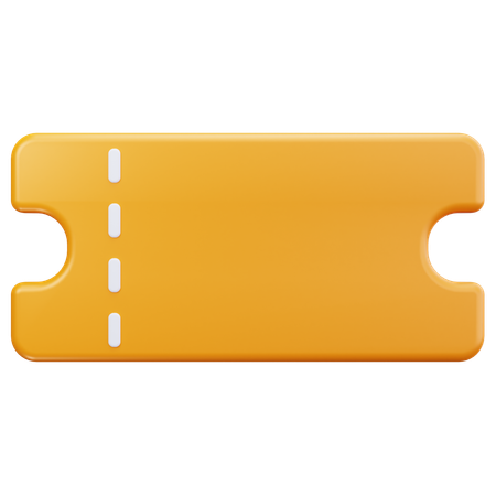 Event Ticket  3D Icon