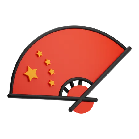 Éventail chinois  3D Icon