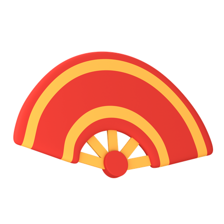 Éventail chinois  3D Icon