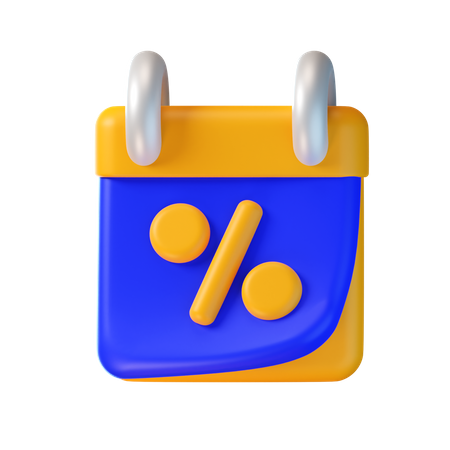 Evento de desconto  3D Icon
