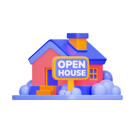 Evento de portas abertas  3D Icon