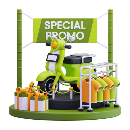 Evento promocional especial  3D Icon