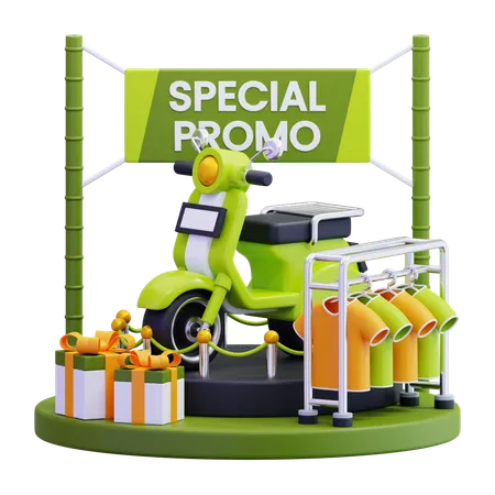 Evento promocional especial  3D Icon