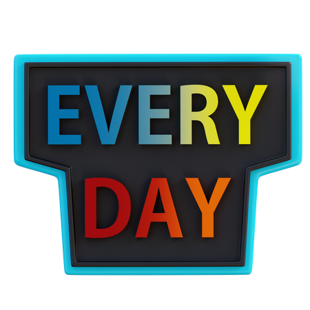 Everyday  3D Icon