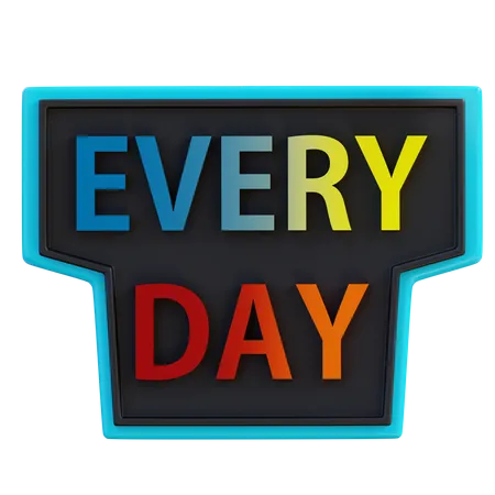 Everyday  3D Icon