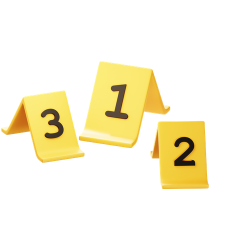 Evidence Traces  3D Icon