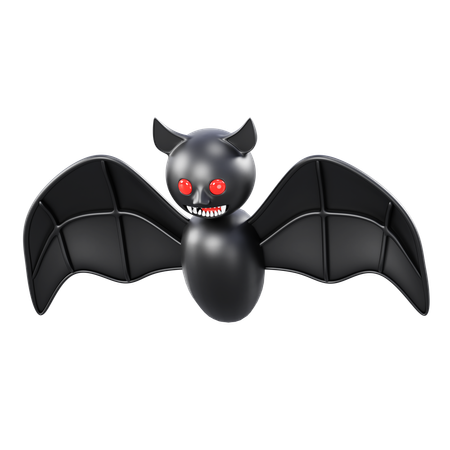Evil Bat  3D Icon