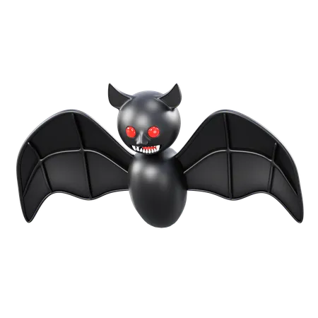 Evil Bat  3D Icon