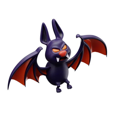 Evil Bat  3D Icon