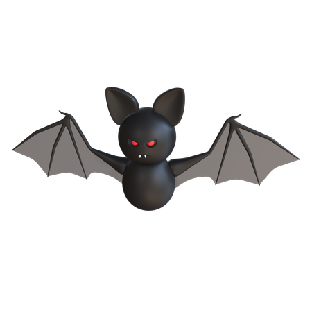 Evil Bat  3D Icon