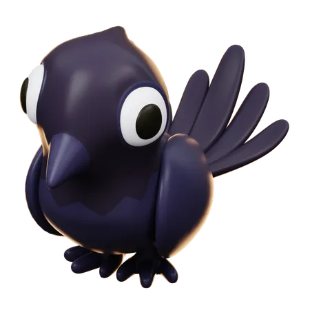 Evil Crow  3D Icon