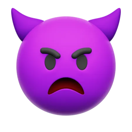 Evil Emoji  3D Icon