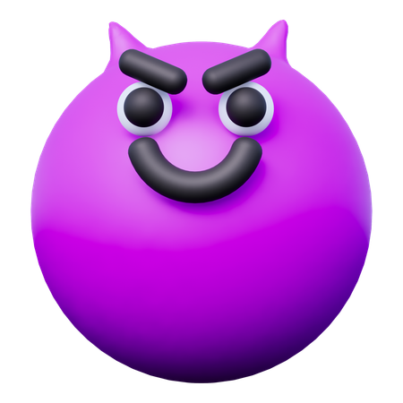 Evil Emoji  3D Icon