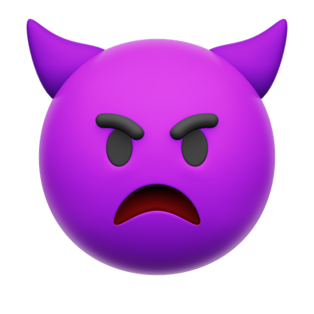 Evil Emoji  3D Icon