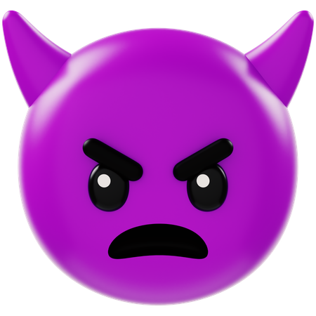 Evil Expression  3D Icon