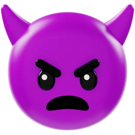 Evil Expression  3D Icon