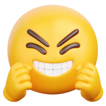 邪悪な笑み  3D Icon
