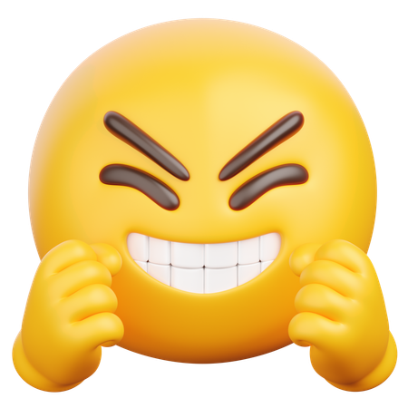 Evil Grin  3D Icon