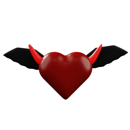 Evil Heart  3D Icon