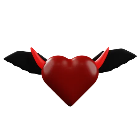 Evil Heart  3D Icon