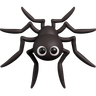 3d evil spider illustration