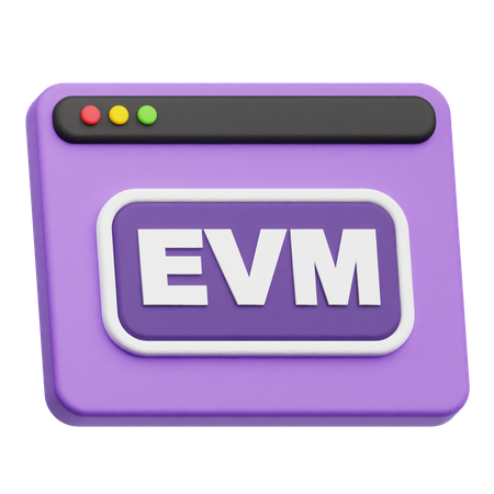 Evm Website  3D Icon